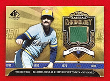 Rollie Fingers 2006 SP Legendary Cuts Baseball Chronology Game Used Jersey Relic