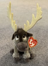 TY Beanie Baby Sparkle Sven Plush Disney  s Frozen Reindeer w/tags