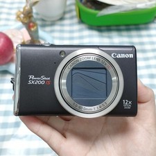 Canon PowerShot SX200 lS CCDDigital Camera 12.1MP 12x Optical Zoom Black