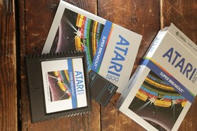 SUPER BREAKOUT Atari 5200 Video Game w/ Original Box & Manual USED UNTESTED