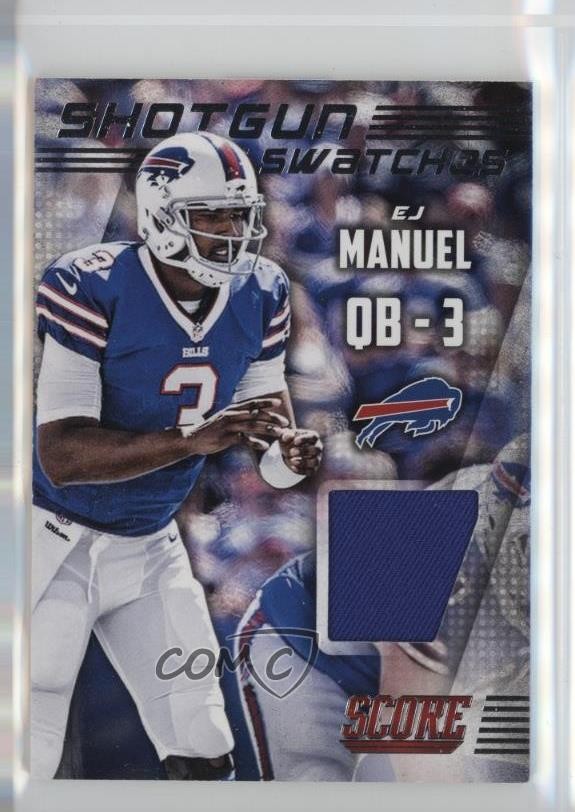 2014 Score Shotgun Swatches EJ Manuel #SS-EJ 1u5y