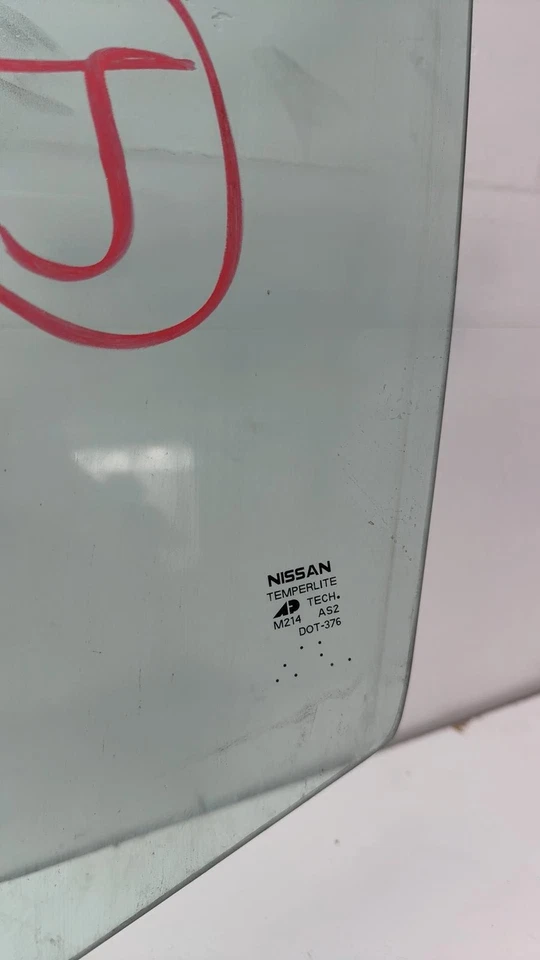 00 01 02 03 04 05 06 NISSAN SENTRA Front Door Glass/window Nissan Left Foto 3 de 4