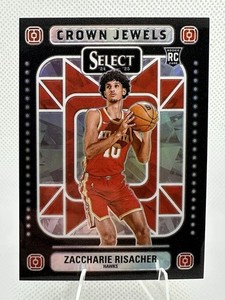 2024-25 Select Crown Jewels Zaccharie Risacher RC SSP
