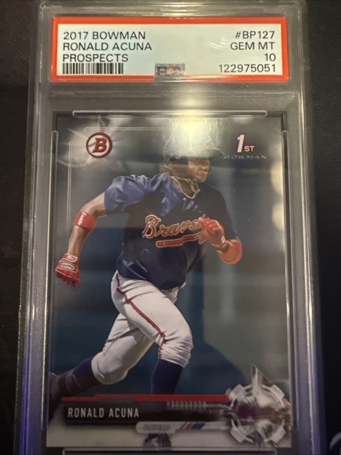 2017 Bowman - Prospects Ronald Acuña Jr. #BP127 (RC) PSA 10
