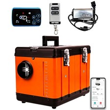 8KW 1.59Gal Diesel Air Heater - 110V/12V/24V Portable Toolbox Design with Auto 