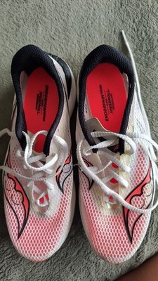 Size 10 - Saucony Endorphin Pro 3 White ViZiRed