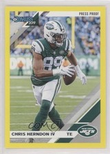 2019 Panini Donruss Press Proof Yellow Chris Herndon IV #192 3d1