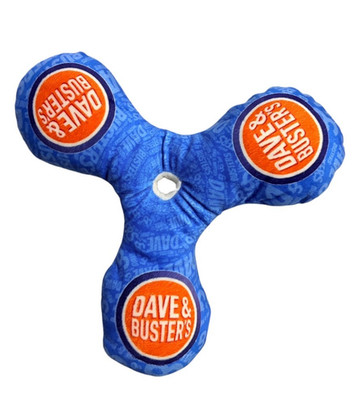 Dave & Busters Plush Spinner Toy Blue Fidget 9  Good Stuff Arcade Prize