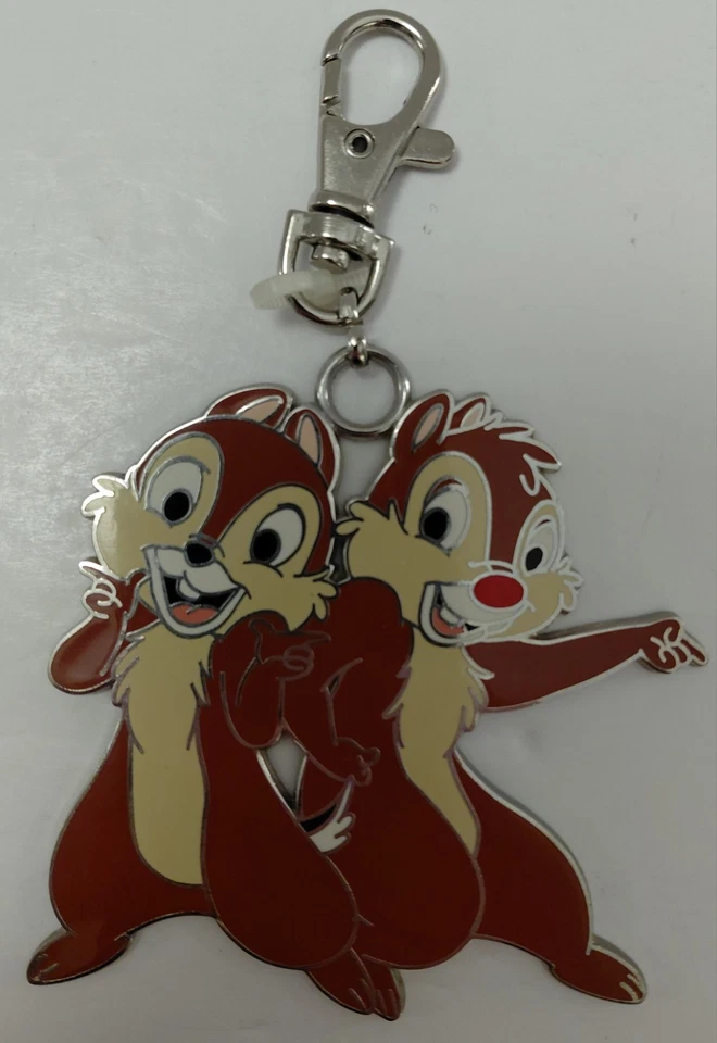 Disney Pin Trading Keychain/Lanyard Chip N Dale 2006 - Metal Key Ring - Image 2 of 4
