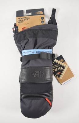 NWT Mens The North Face Montana Pro GORE-TEX Mitt $150 L black goat leather