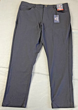 Chaps Everyday Performance Pant Mens 38x30 Navy Slim Fit Straight Leg Golf NEW