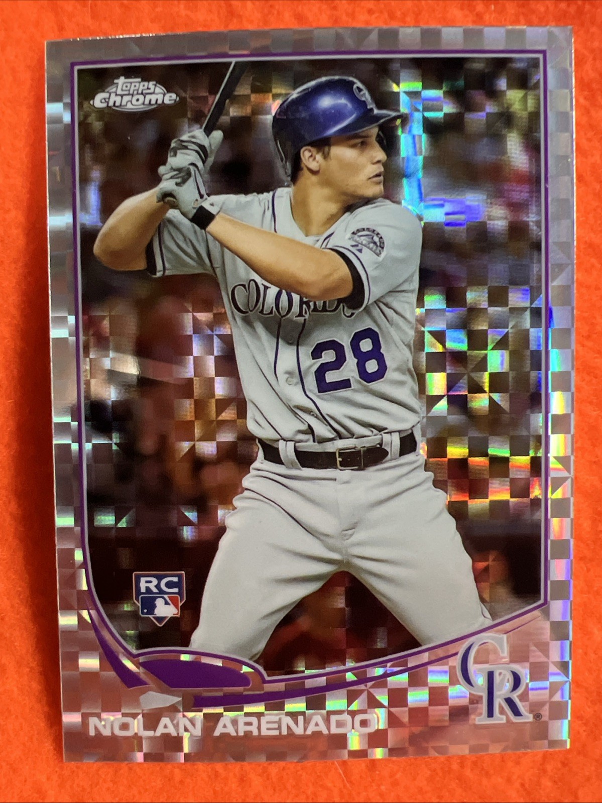 2013 TOPPS CHROME NOLAN ARENADO ROOKIE CARD RC XFRACTOR ROCKIES CARDINALS 🔥