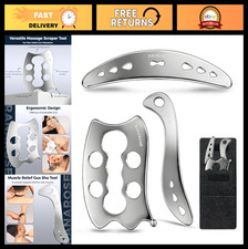 3 Pack Stainless Steel Gua Sha Tools for Full-Body Massage  Muscle Relief, Myof