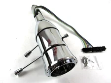 Universal 16'' Tilt Manual Floor Shift Steering Column W/ Adapter Chrome S81012C