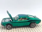 Vintage Hot Wheels Redline 1968 ELUSIVE GREEN Custom Mustang! Nice! Rare!