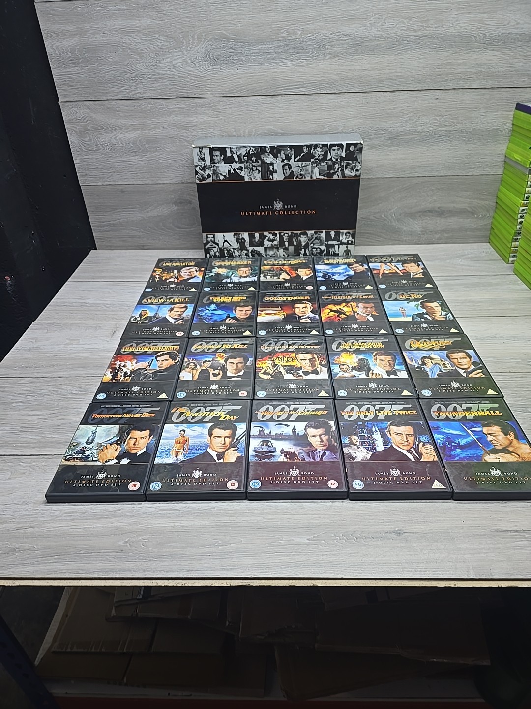 Dvds boxset 007 JAMES BOND ULTIMATE EDITION COLLECTION : DVD Boxset