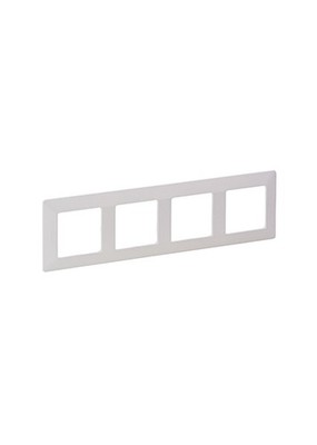 Legrand 754004 Rahmen Valena Life 4fach Ultraweiß weiss , (weiß)