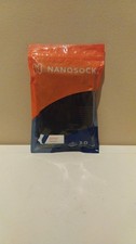 Nanosocks 3-D Nano-Weave Compression Socks Size 3 Black Free Shipping Brand New