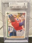 1991 Upper Deck Michael Jordan SP1 BGS 7 Baseball Rookie Card