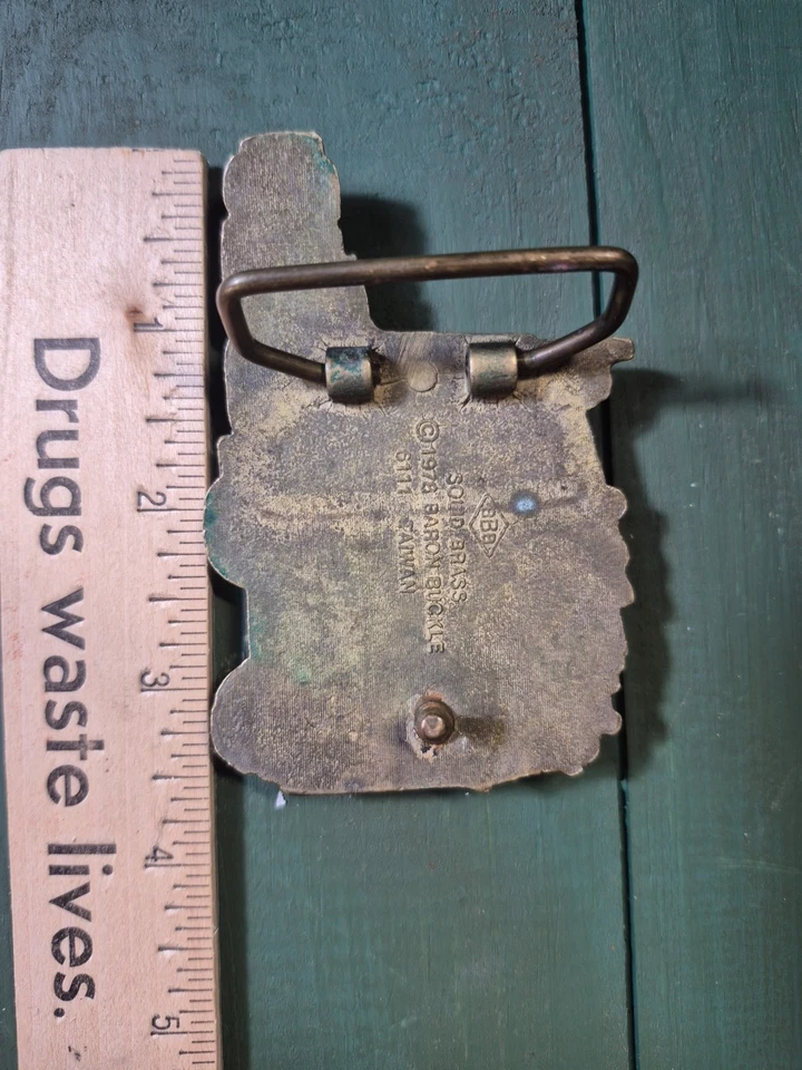 RARO DE COLECCIÓN CLÁSICO PETERBILT NARIZ PLANA SEMI CAMIÓN BARÓN CINTURÓN HEBILLA CAMIONERO 78 Foto 2 de 3