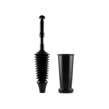 Master Plunger MP1600-TB 1.6 Gallon Low Flush Toilet Plunger with Funnel Nose...