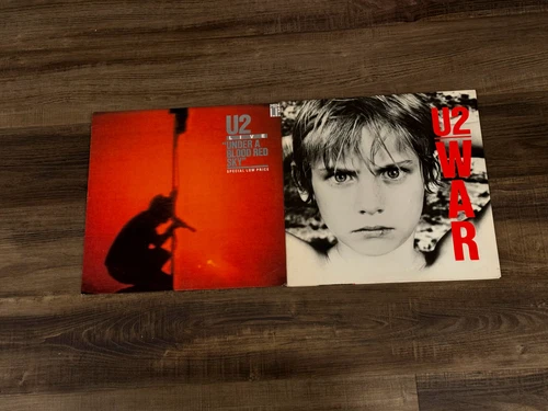 U2- Lot Of 2 Records- War/ Under A Blood Red Sky