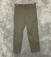 Eddie Bauer Men 33x32 Rugged Classic Straight Mid Rise Flex Waist Chino Pant