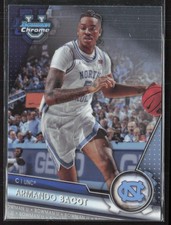 2023-24 Bowman University Chrome #94 Armando Bacot North Carolina Tar Heels (C4)