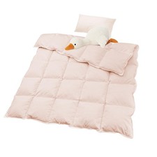 zzlamb Toddler Comforter Baby Goose Down Blanket Cherry Pink 41x48in Baby Q...