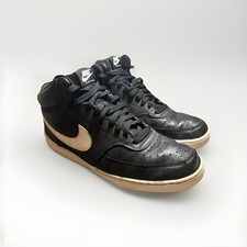 Nike Court Vision Next Nature Mid Black White DN3577-001 Leather Men's Sneaker