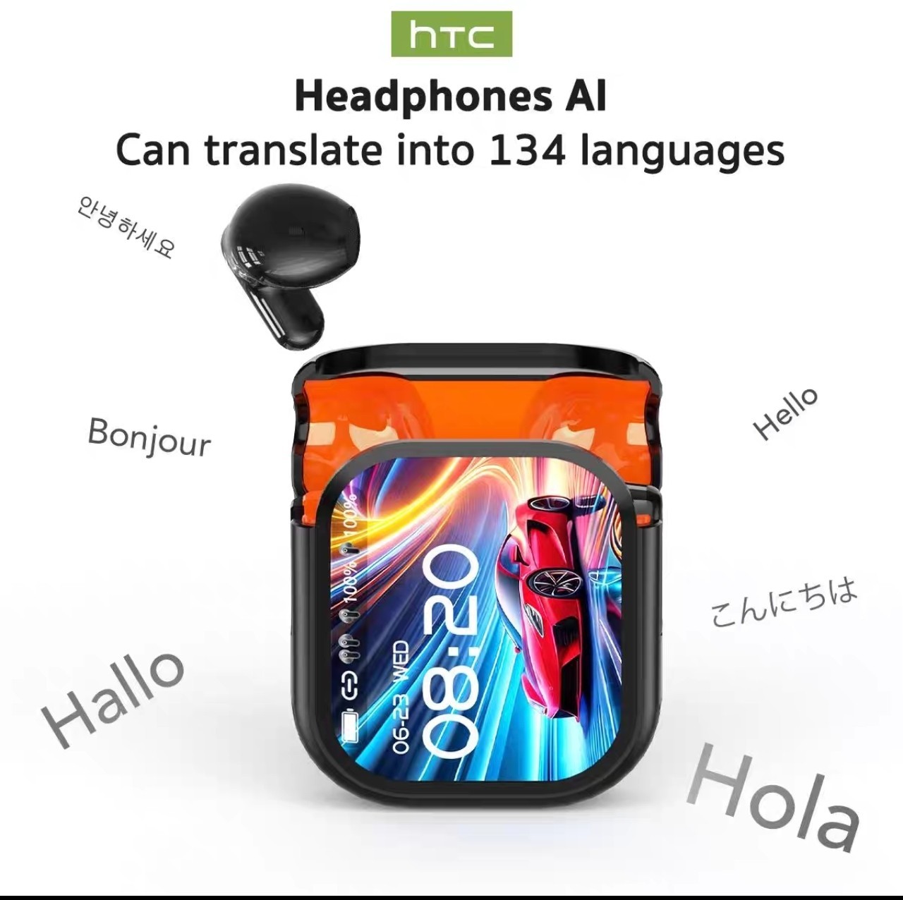 Écouteurs IA HTC Smart Translate pour ne plus bloquer sur les langues étrangères