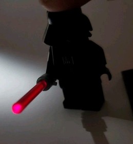 Lego Darth Vader Minifigure Light Up Lightsaber 7263 sw0117 Works