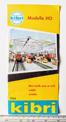 KIBRI Modelle H0 „Wer weiß, was er will, wählt wieder“ 1960 • Faltblatt - Bild 1 von 2