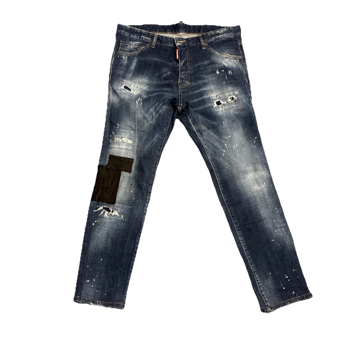 Jean Dsquared2 Taille 36 Femme - Coupe Skinny, Couleur Bleu, Tour De Taille 37, Occasion En Très Bon état