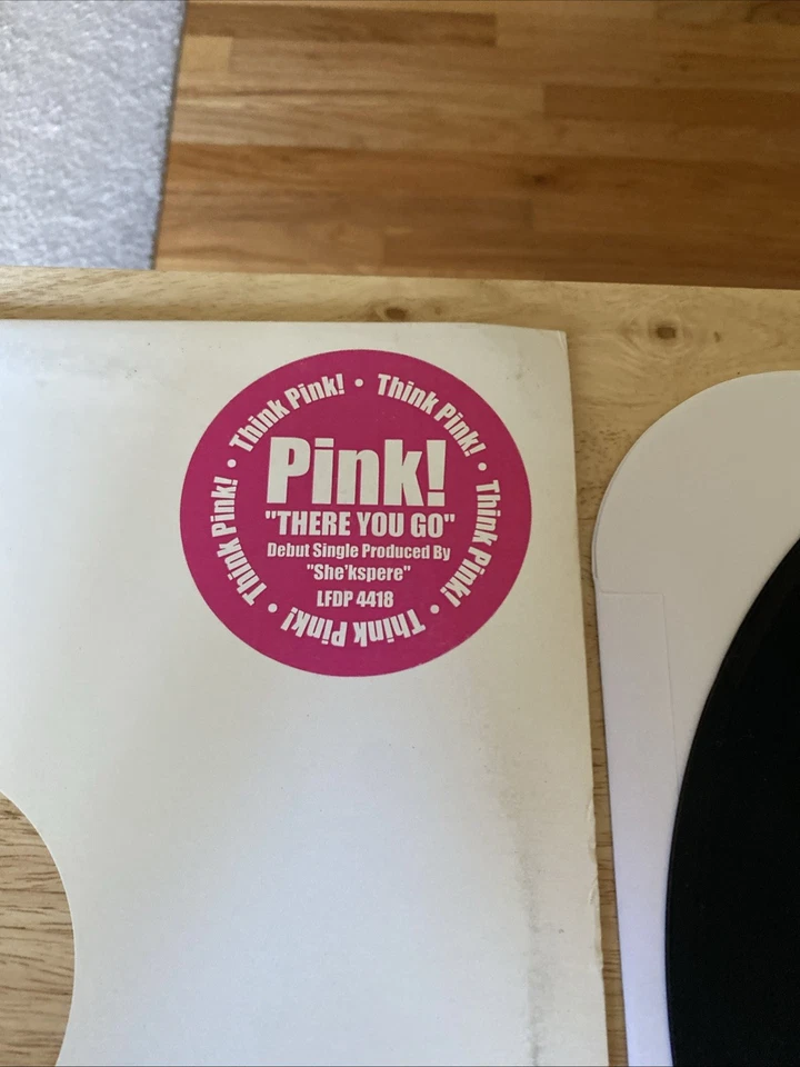 PINK THERE YOU GO 12" 1989 LAFACE LFDP 4418 DJ PROMO Debut Single NM Condition - Image 3 of 4