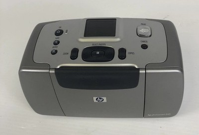 HP Photosmart 245 Digital Photo Inkjet Printer Compact Portable Tested
