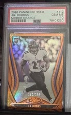 2020 Panini Certified J.K. Dobbins Mirror Orange /199 -PSA 10