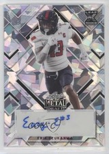 2022 Leaf Metal Draft Silver Crystals 10/25 Erik Ezukanma #BA-EE2 Auto 0u66