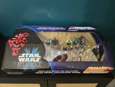 Star Wars Episodio I Pepsi Set Tappi Bottiglia Diorama Stage Extra Promo Lotto USA