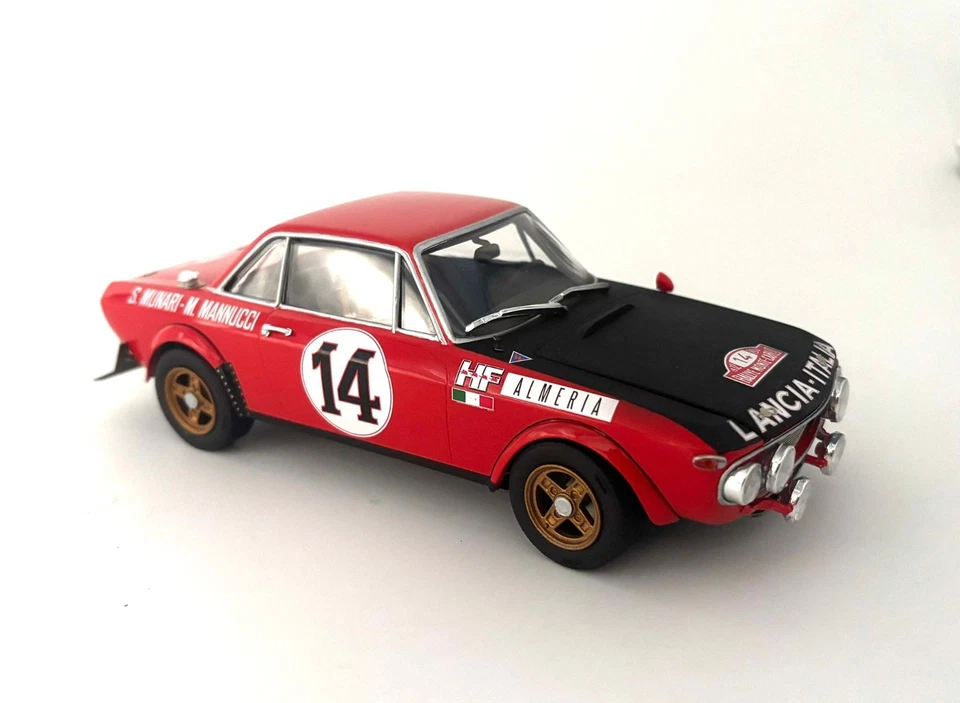 Lancia Fulvia HF Rally Monte Carlo Italeri 1-24 modellino kit auto rally legends - Immagine 4 di 4