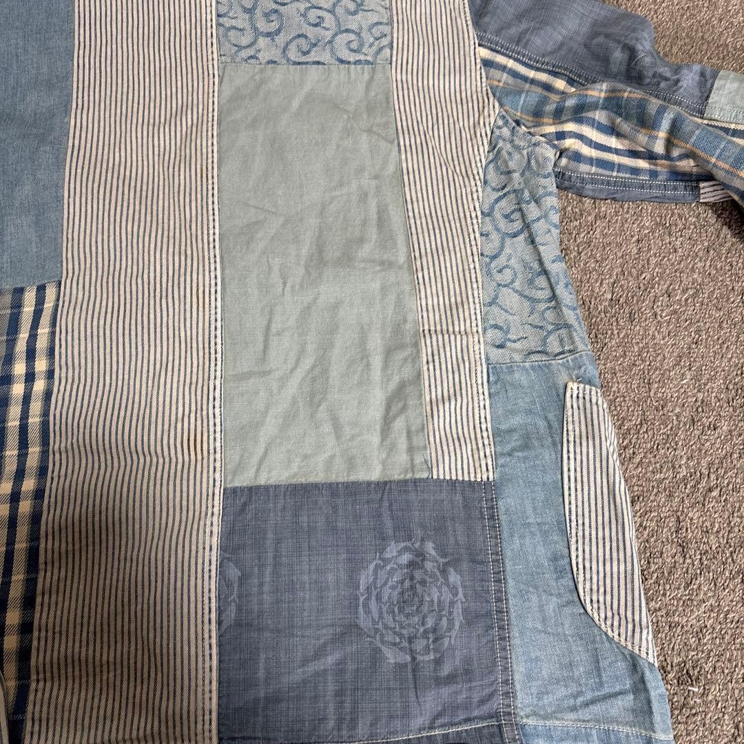 KAPITAL Patchwork Reconstructed Coverall Jacket S… - image 7