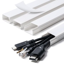 58in Cord Hider, Cable Hider, Cord Covers for Wires on Wall, Paintable Cable ...