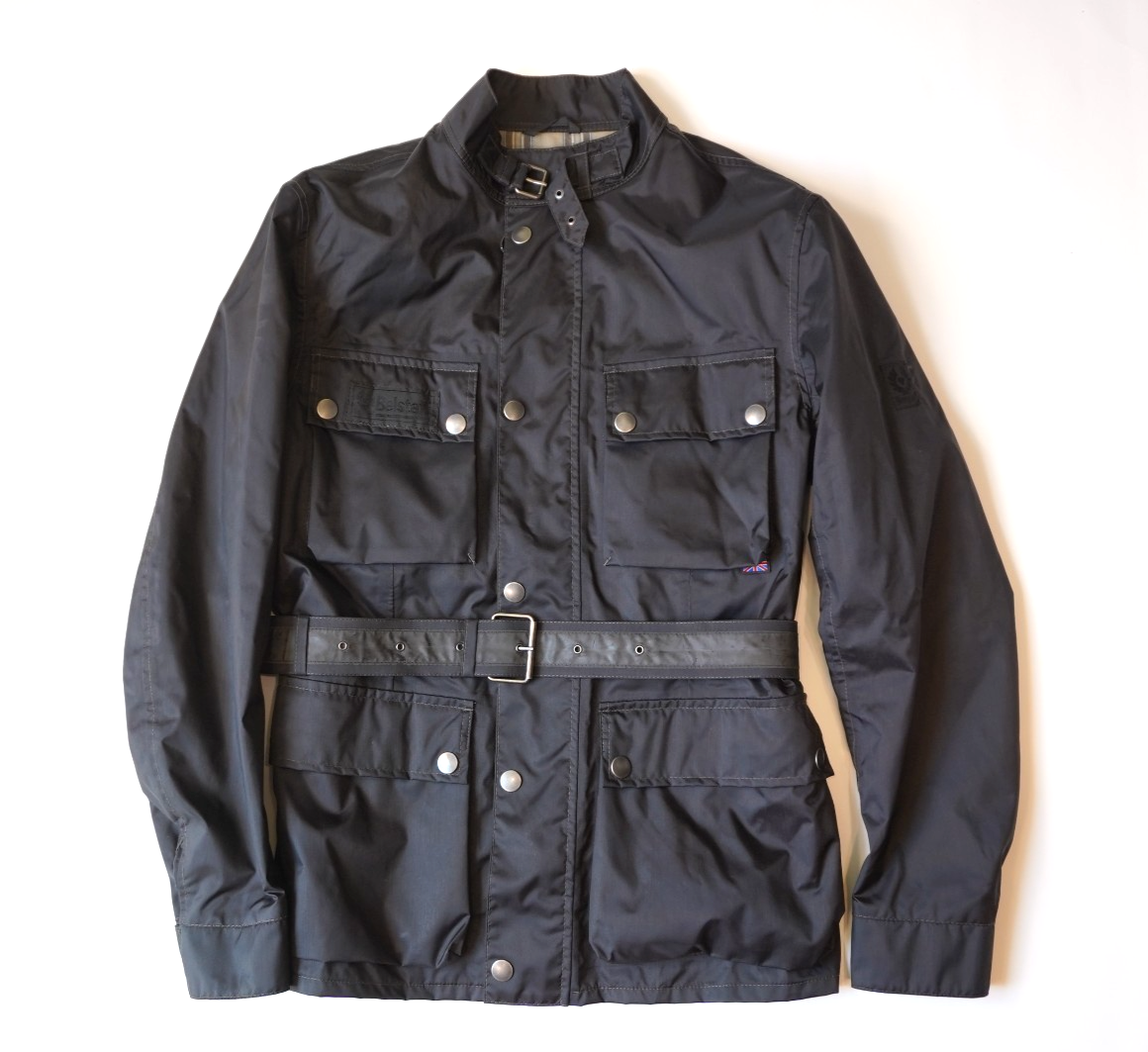 $595 | BELSTAFF L LARGE PURE MOTORCYCLE RALLYMASTER 350 BLACK