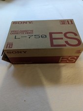 Sony Betamax L-750 Videokassetten 10 St&uuml;ck Neu und OVP