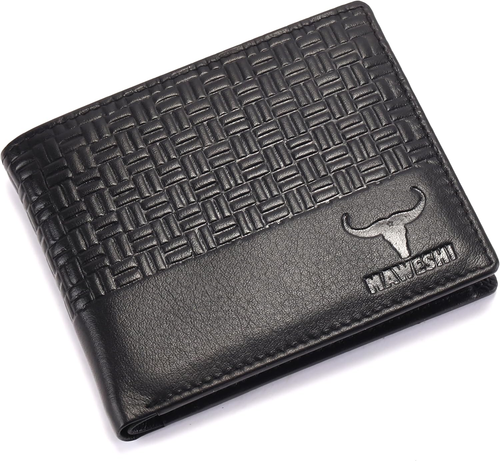Slim Leather Wallet for Men RFID Blocking Multiple Card Holder Coin Pocket ID Wi - Picture 10 of 12