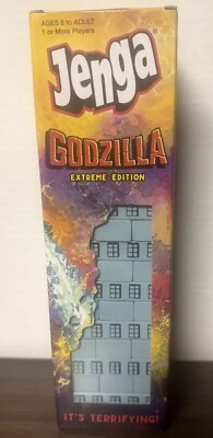 Jenga: Godzilla Extreme Edition NEW It's Terrifying! Classic Tower Game Movie