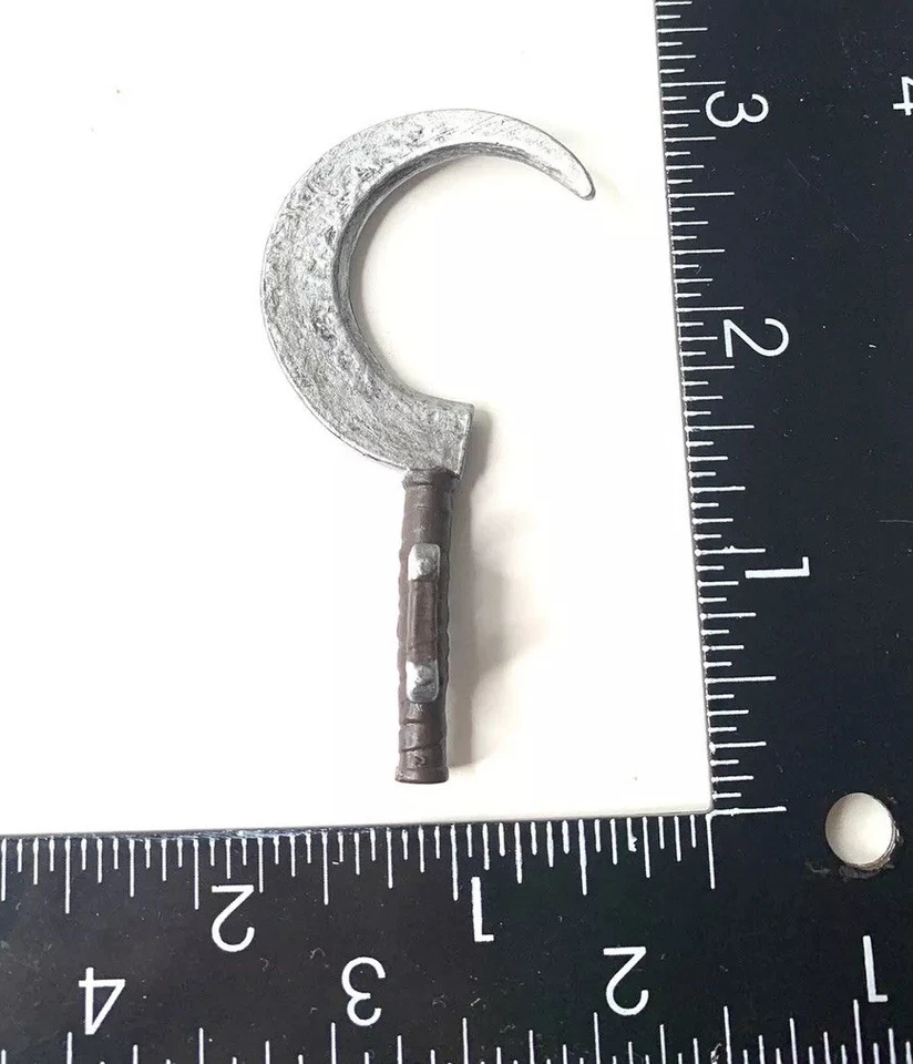 "Arma de hoja de hoz Jack O' Lantern de Marvel Legends para accesorio de forraje de 6"" 1/12" Foto 3 de 3