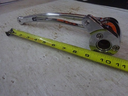 HARLEY BAGGERS CUSTOMS CHOICE of MULTI-FIT BILLET BLACK or CHROME BRAKE PEDAL - Picture 10 of 21