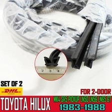PARA CAMIONETA TOYOTA HILUX MK4 SR5 LN50 LN56 LN65 2 puertas vidrio canal fieltro x2