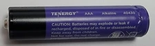 Batteries Tenergy AAA 1.5v Purple Color Lot